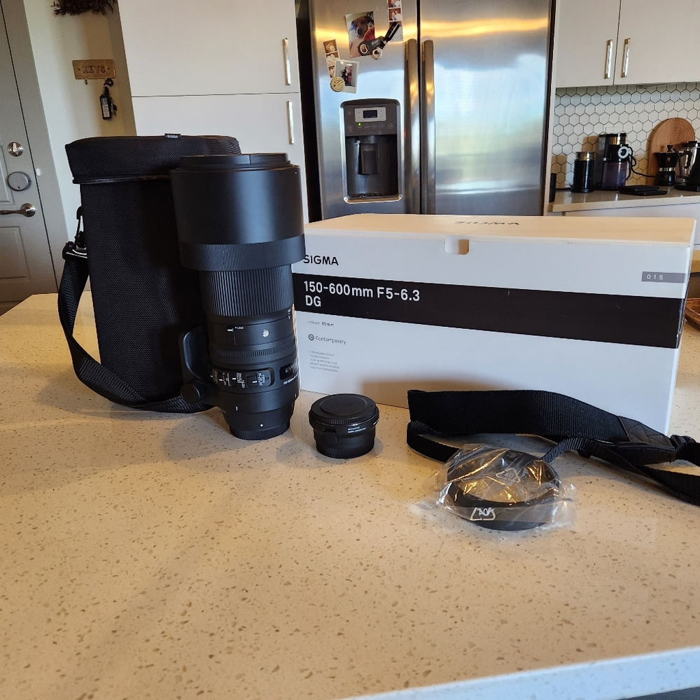 Sigma 150-600 CONTEMPORARY Canon Lens with Sony E Adapter